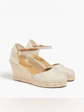 J. Crew Ankle Strap Espadrille Wedges